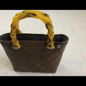 Straw Gerard handbag excellent shape super cute bag!! Summer perfect.